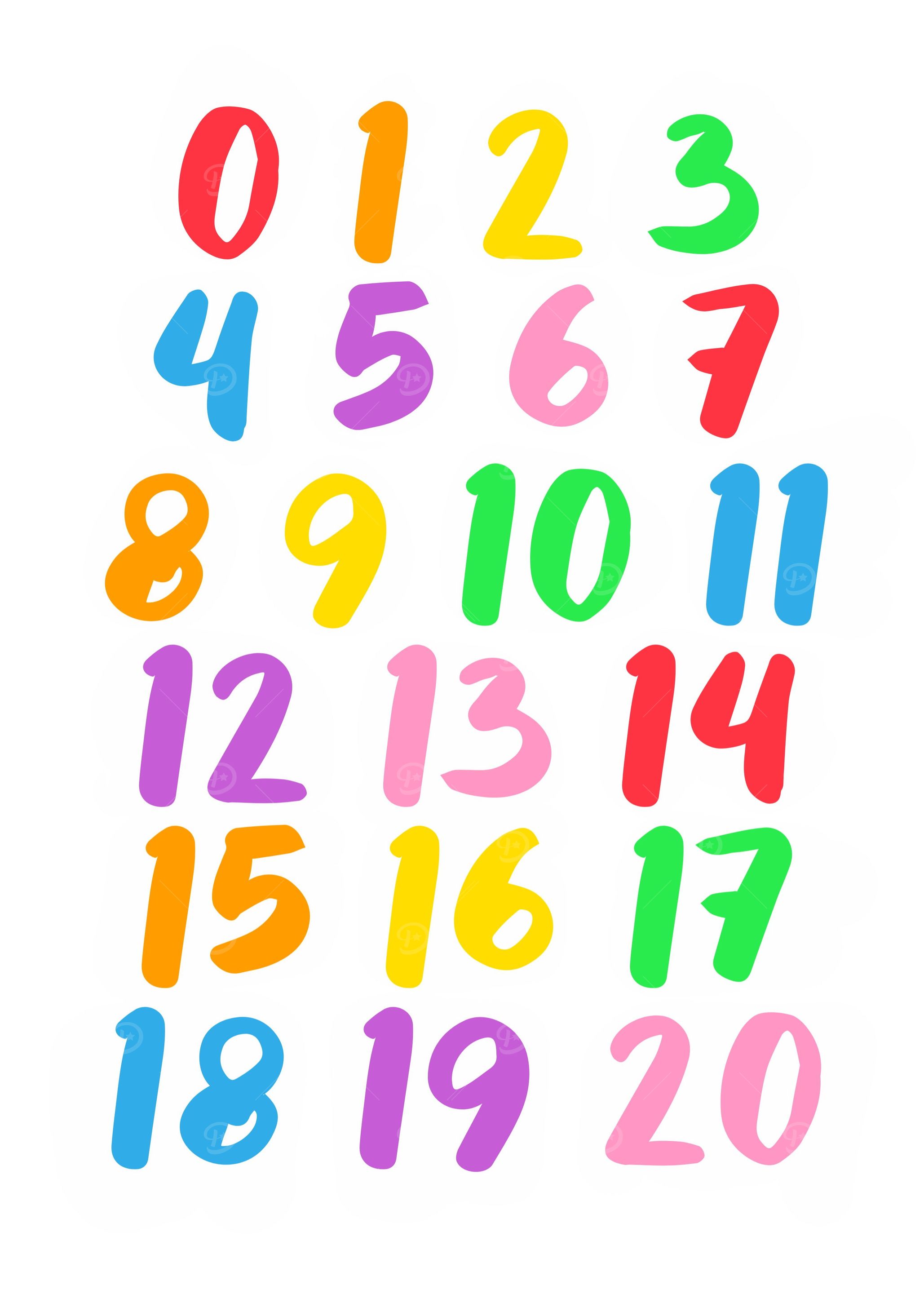 Number rainbow