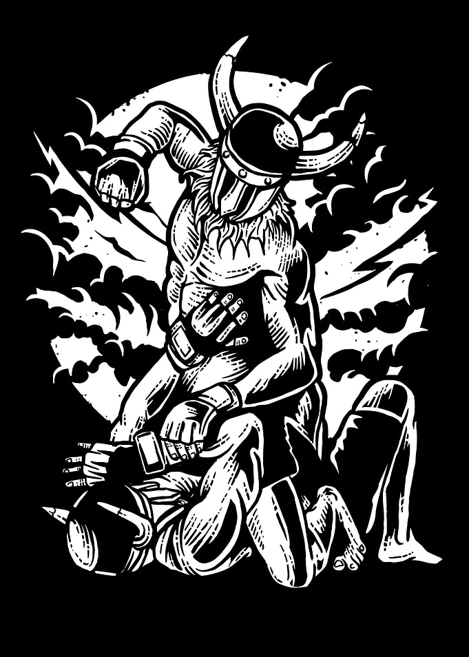 Viking MMA Fighter