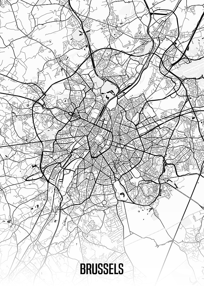 Brussels map