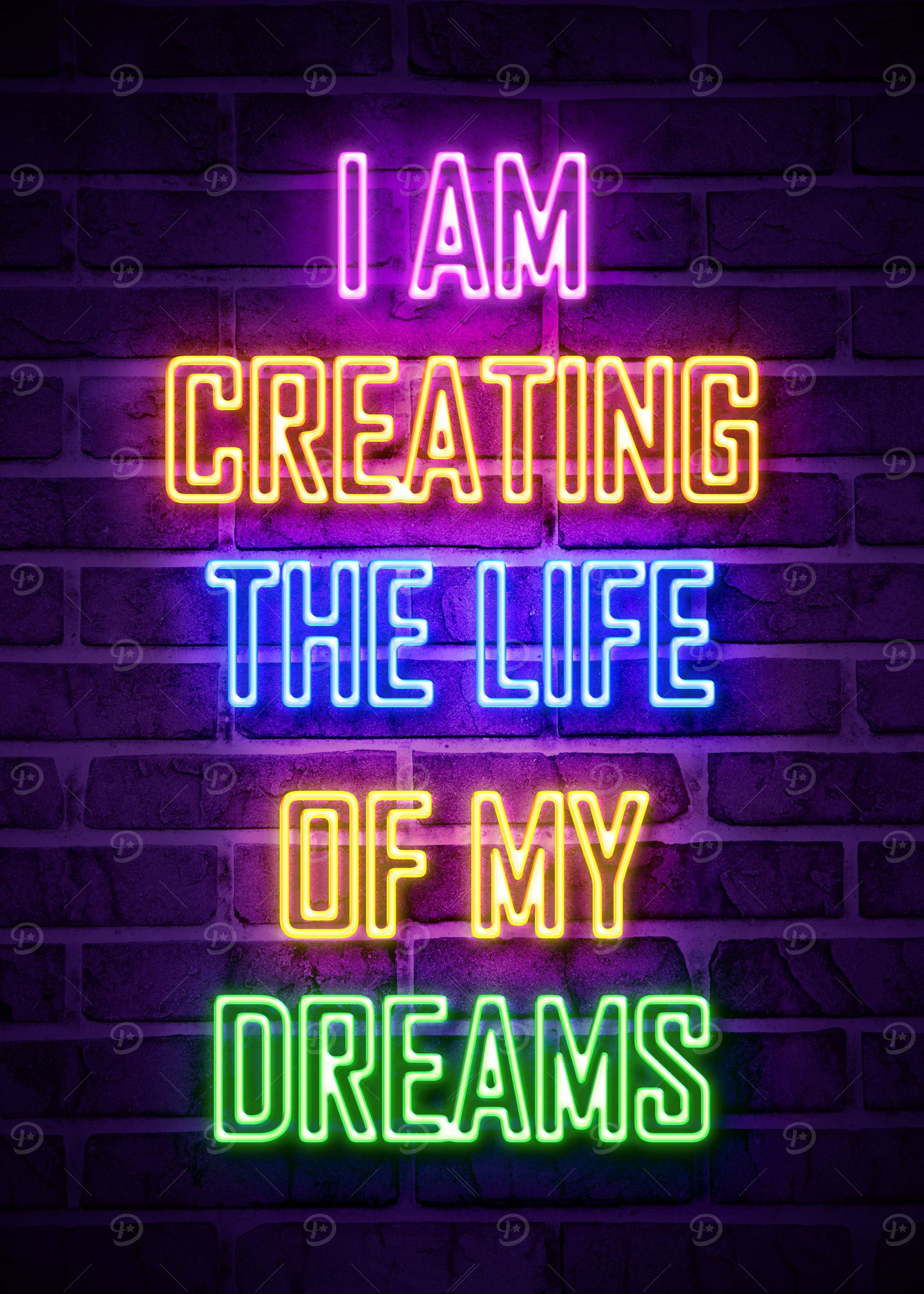 I AM CREATING THE LIFE OF