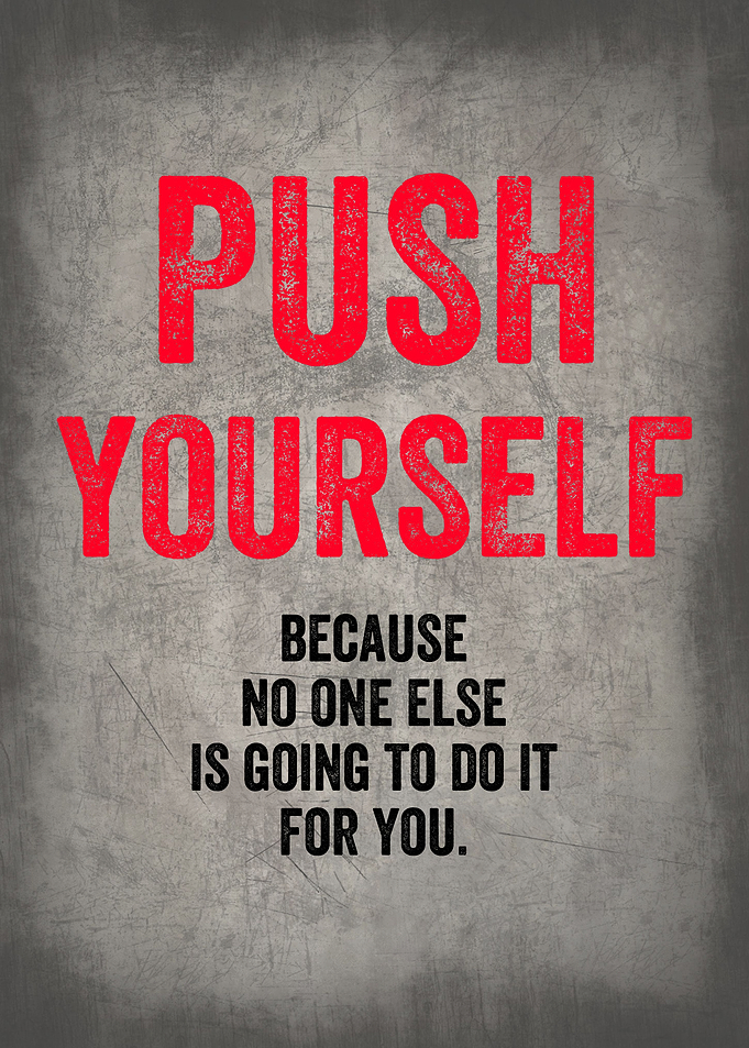 PUSH YOURSELF RED