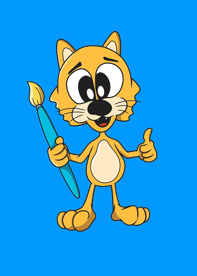 Artisto Cat Cute Artist