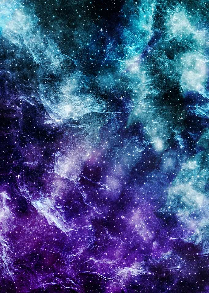 Purple Teal Galaxy 5