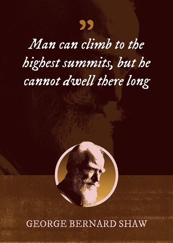 Man can climb to the