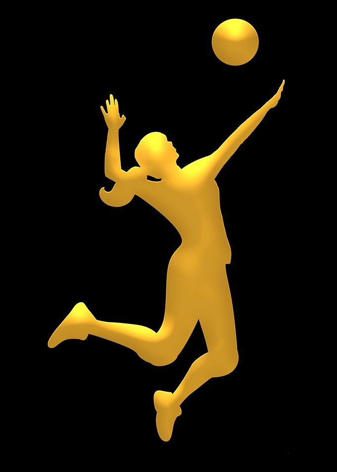 Golden Volleygirl