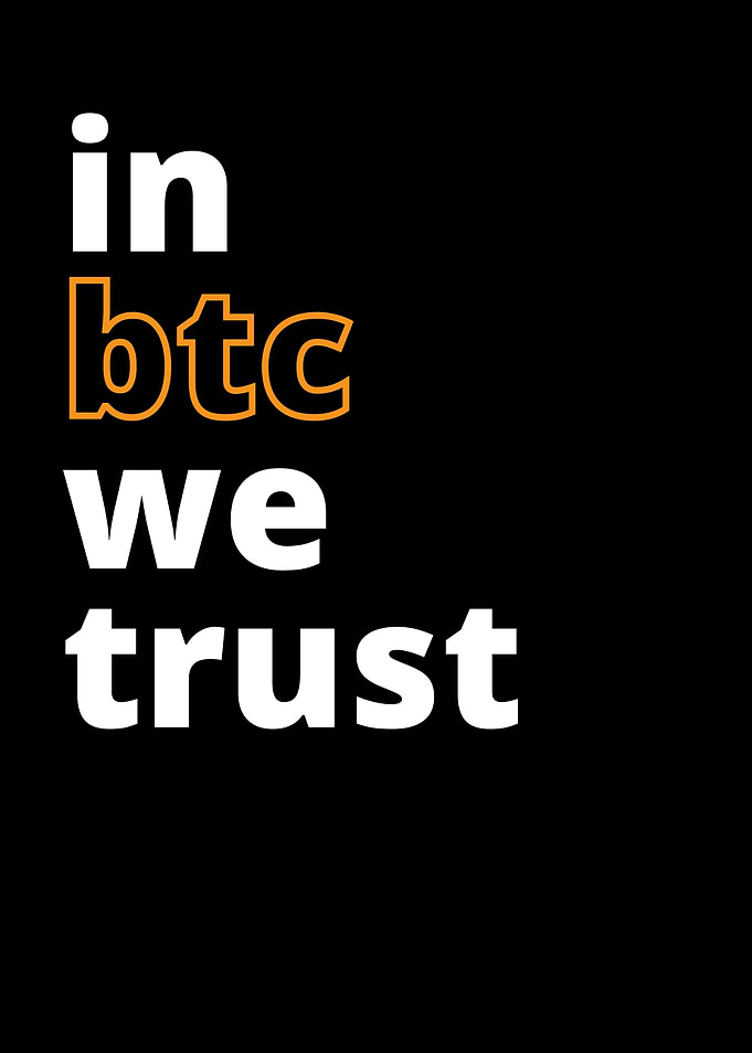 In btc We Trust