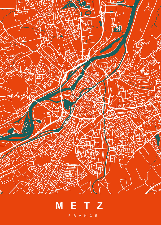 METZ map France Tomato