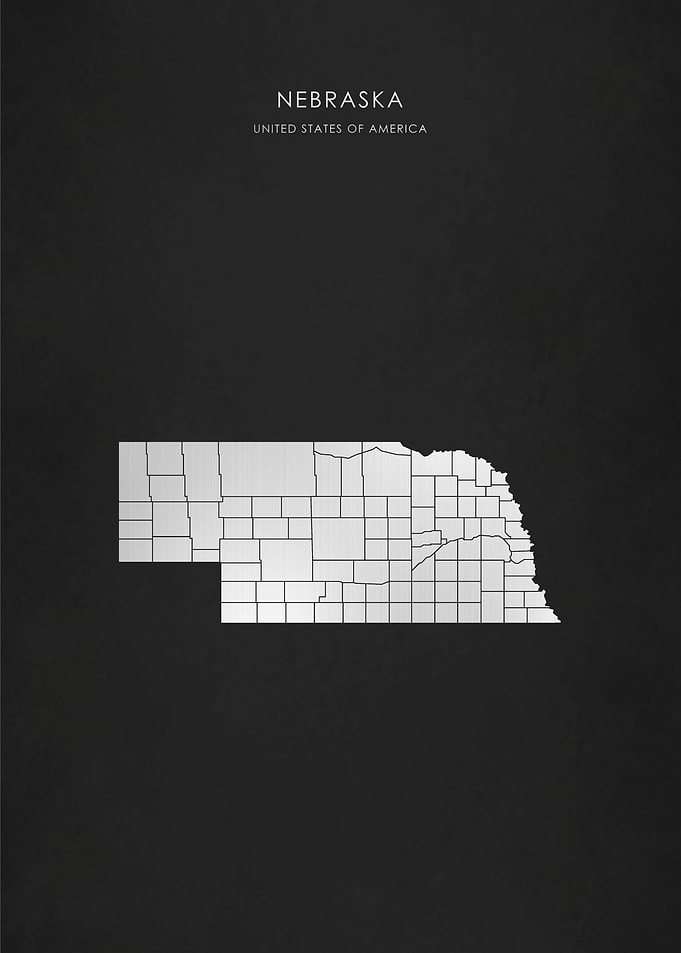 Silver Nebraska State Map