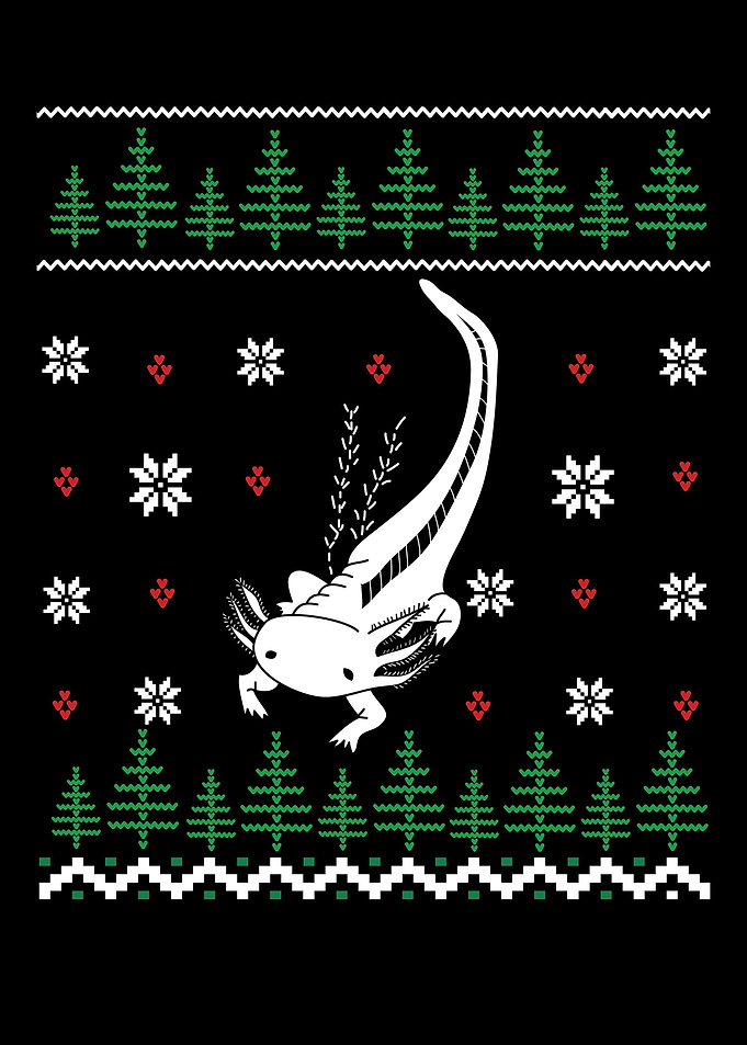 Axolotl Ugly Christmas