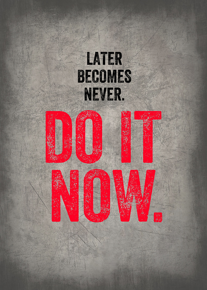 DO IT NOW RED
