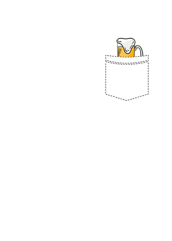Beer In Pocket Gift for