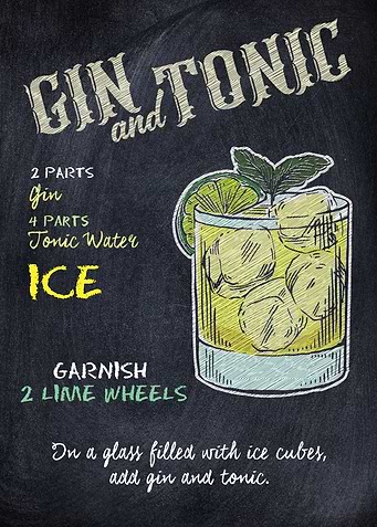 Gin and Tonic Drink