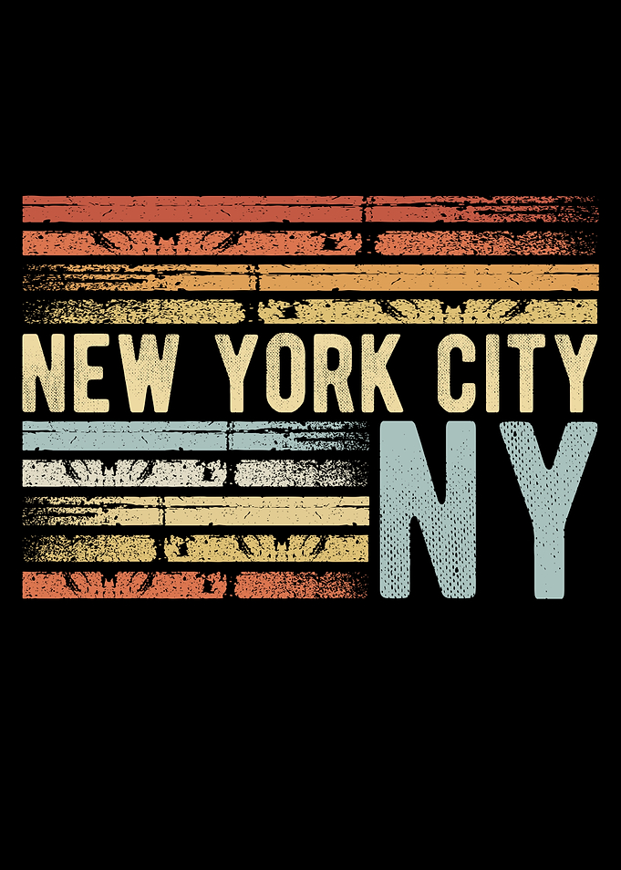 New York City NYC Retro