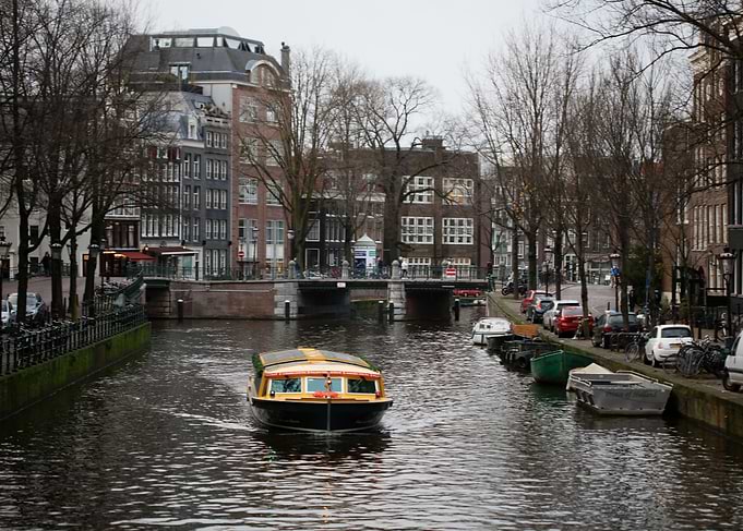 Amsterdam canal boat trip