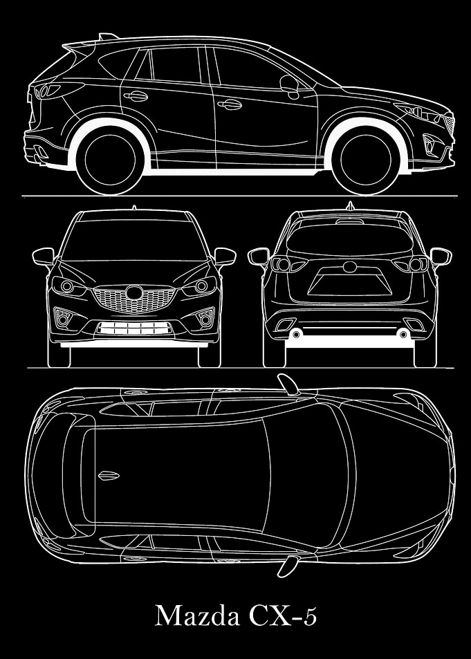 Mazda CX5 2013 Blueprint