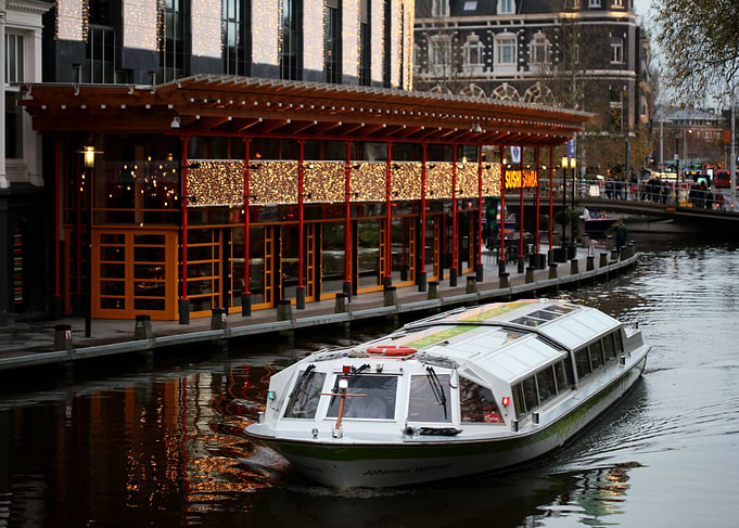 Amsterdam canal boat trip