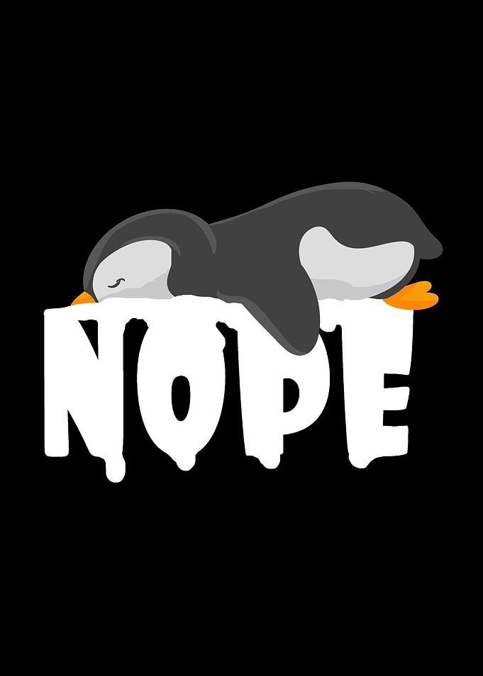 Lazy Penguin