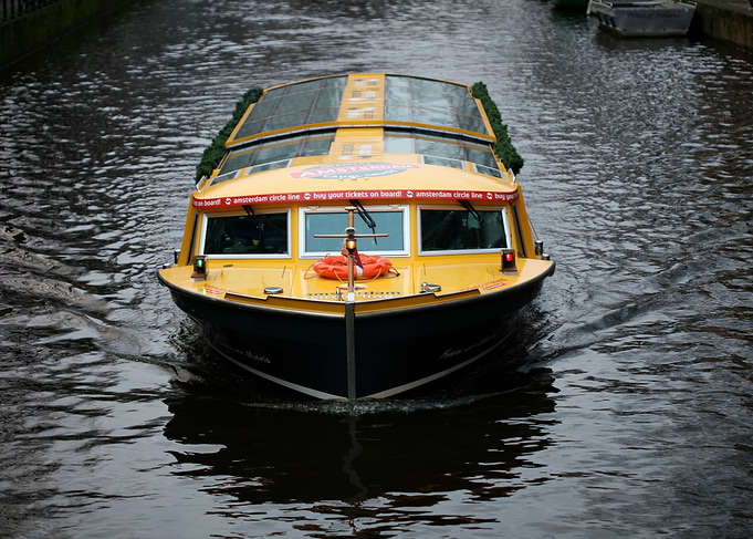 Amsterdam canal boat trip