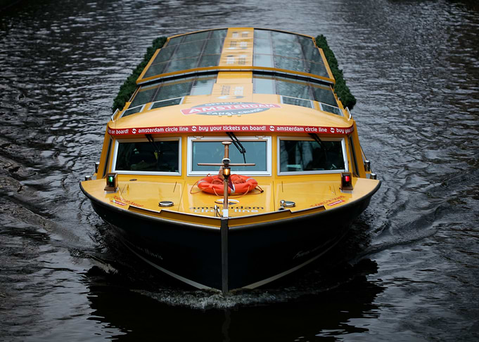 Amsterdam canal boat trip