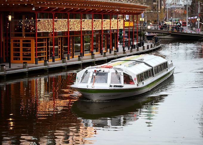 Amsterdam canal boat trip