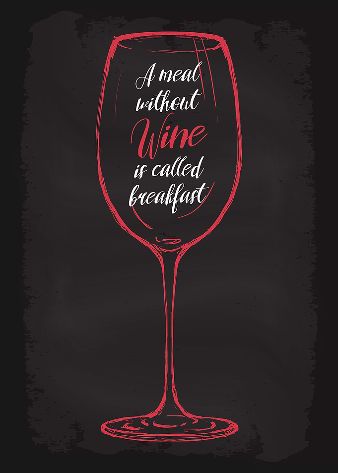 Meal Wine Breakfast