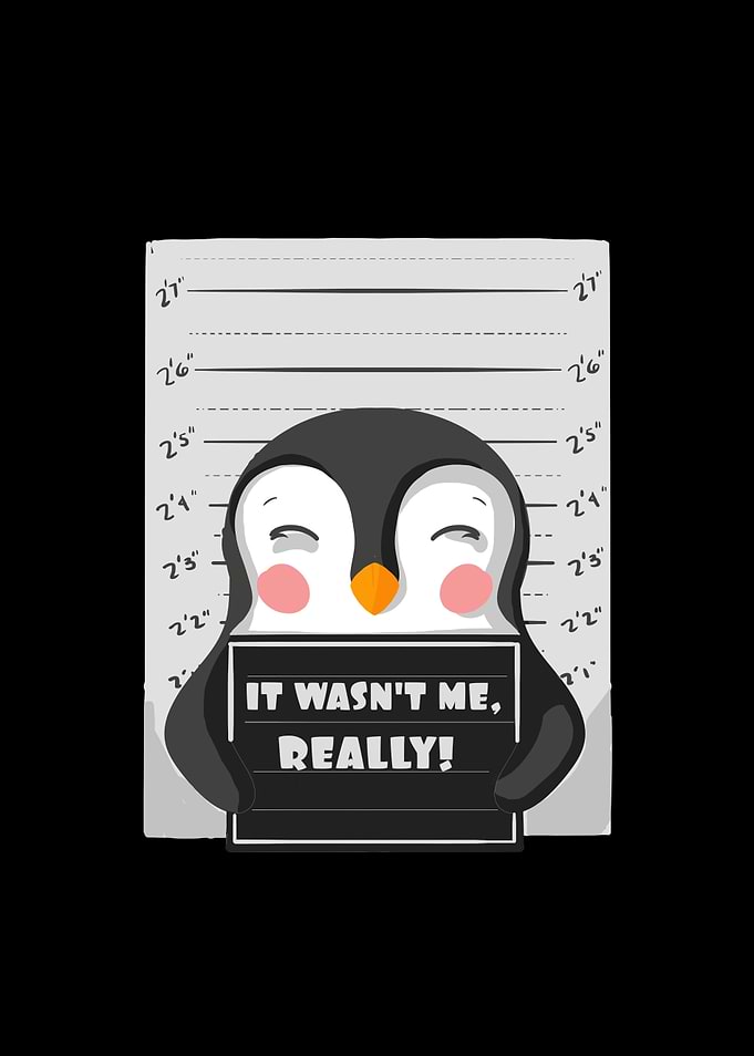 Arrested penguin