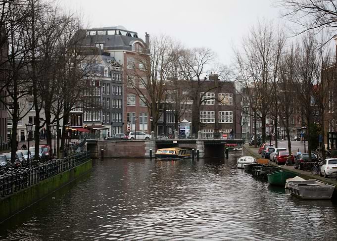 Amsterdam canal boat trip