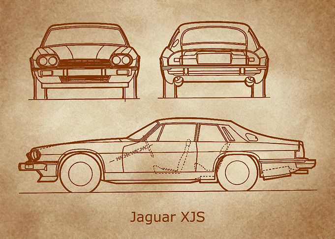 Jaguar XJS 1978 old