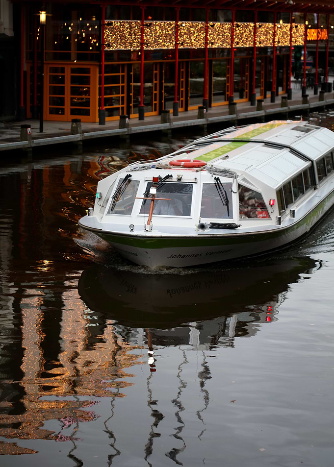 Amsterdam canal boat trip