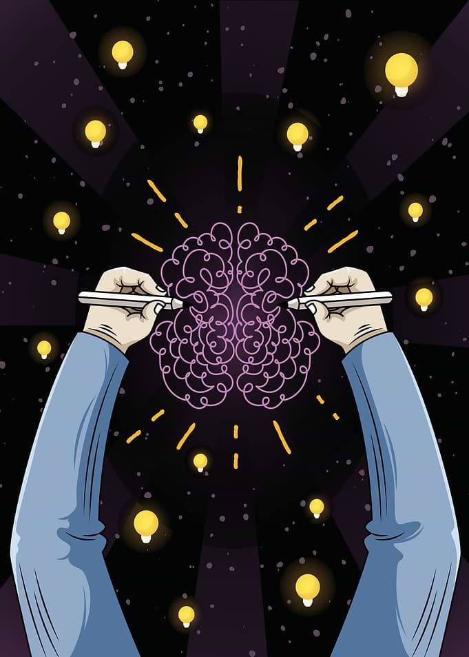 Smart Brain drawing