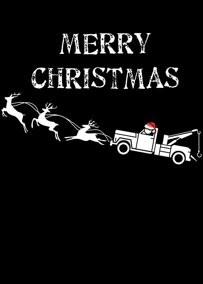 Tow Truck Xmas Design I