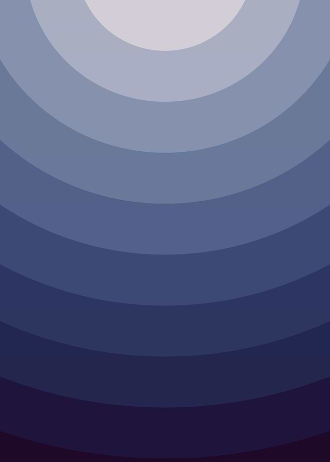 Navy Blue Ripple Circles