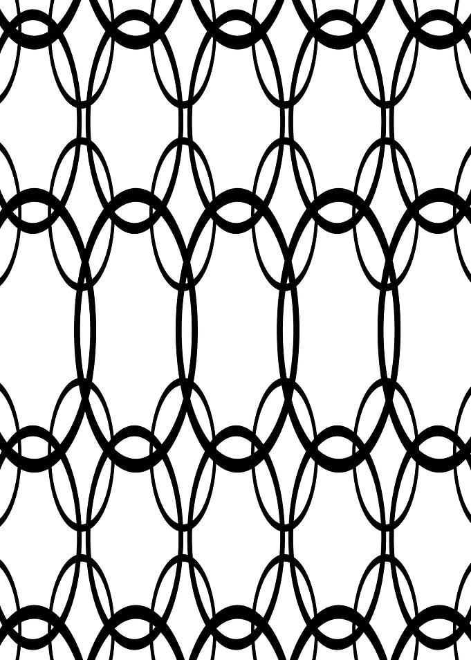 Repeating ovals