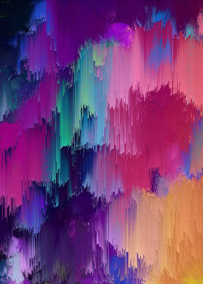 Abstract Glitch Pixel 1
