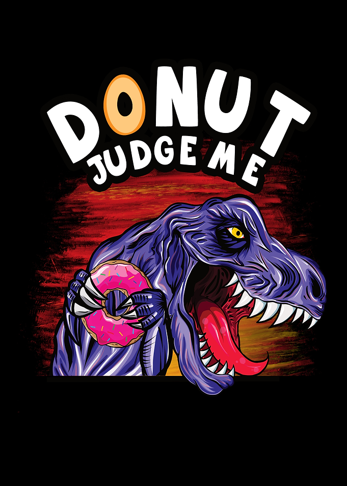 Donut Judge Me Dinosaur