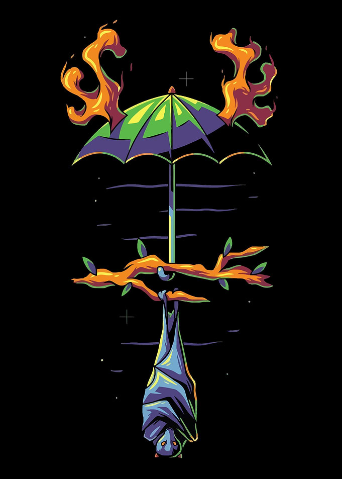 Surreal bat