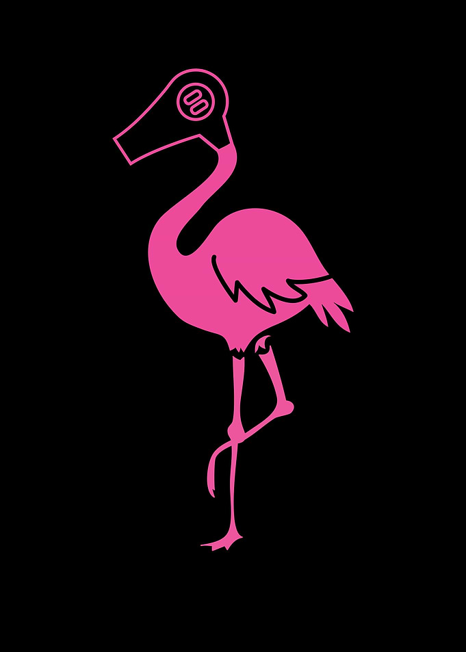 Hairdresser Flamingo Funny