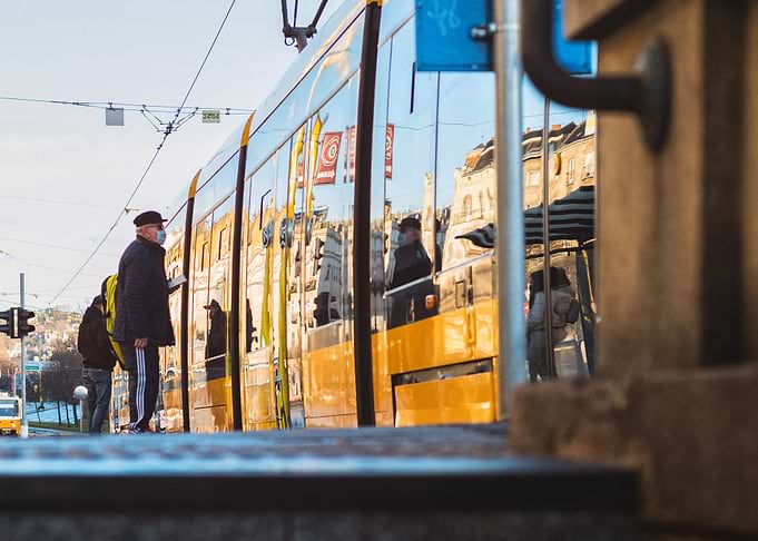 Morning public transport