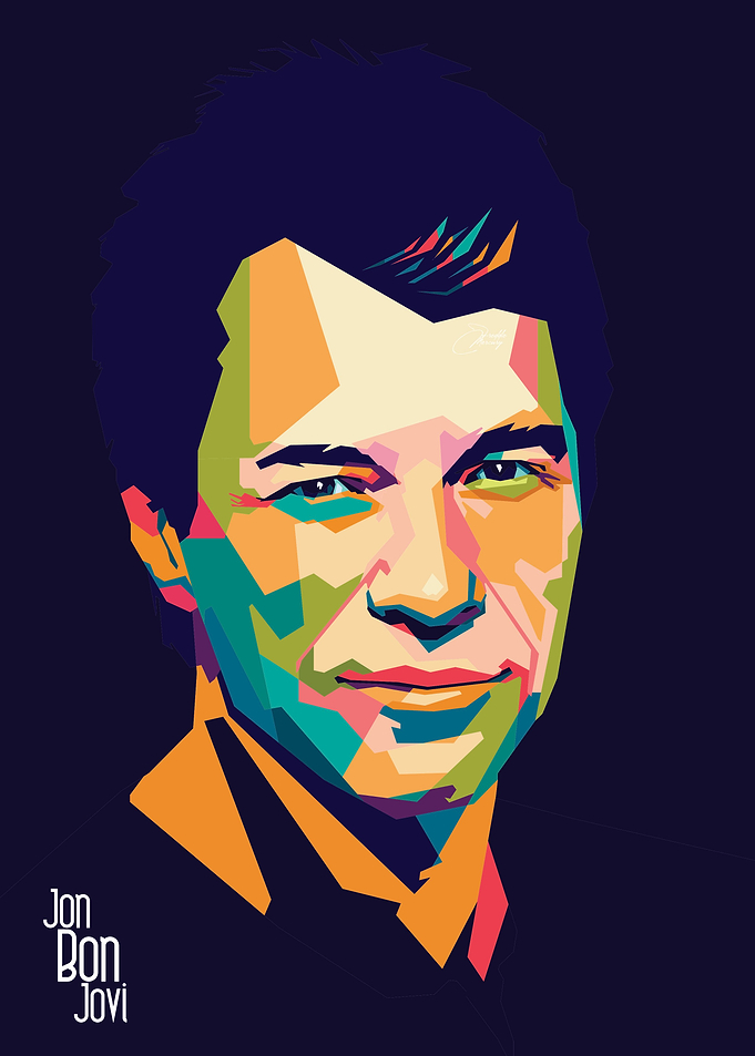 Bon Jovi in WPAP popart