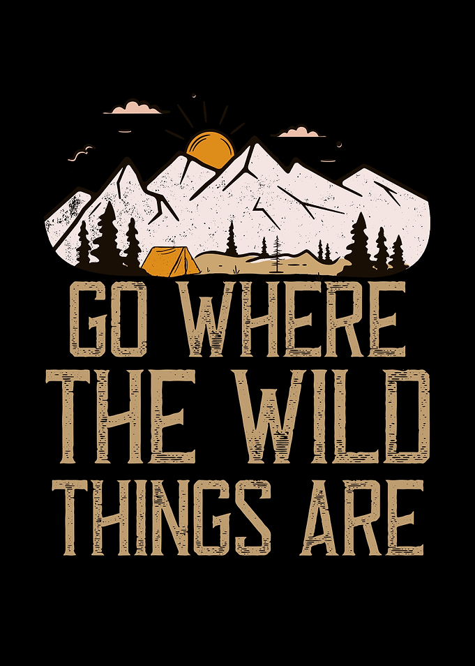 Camping Vintage Mountains