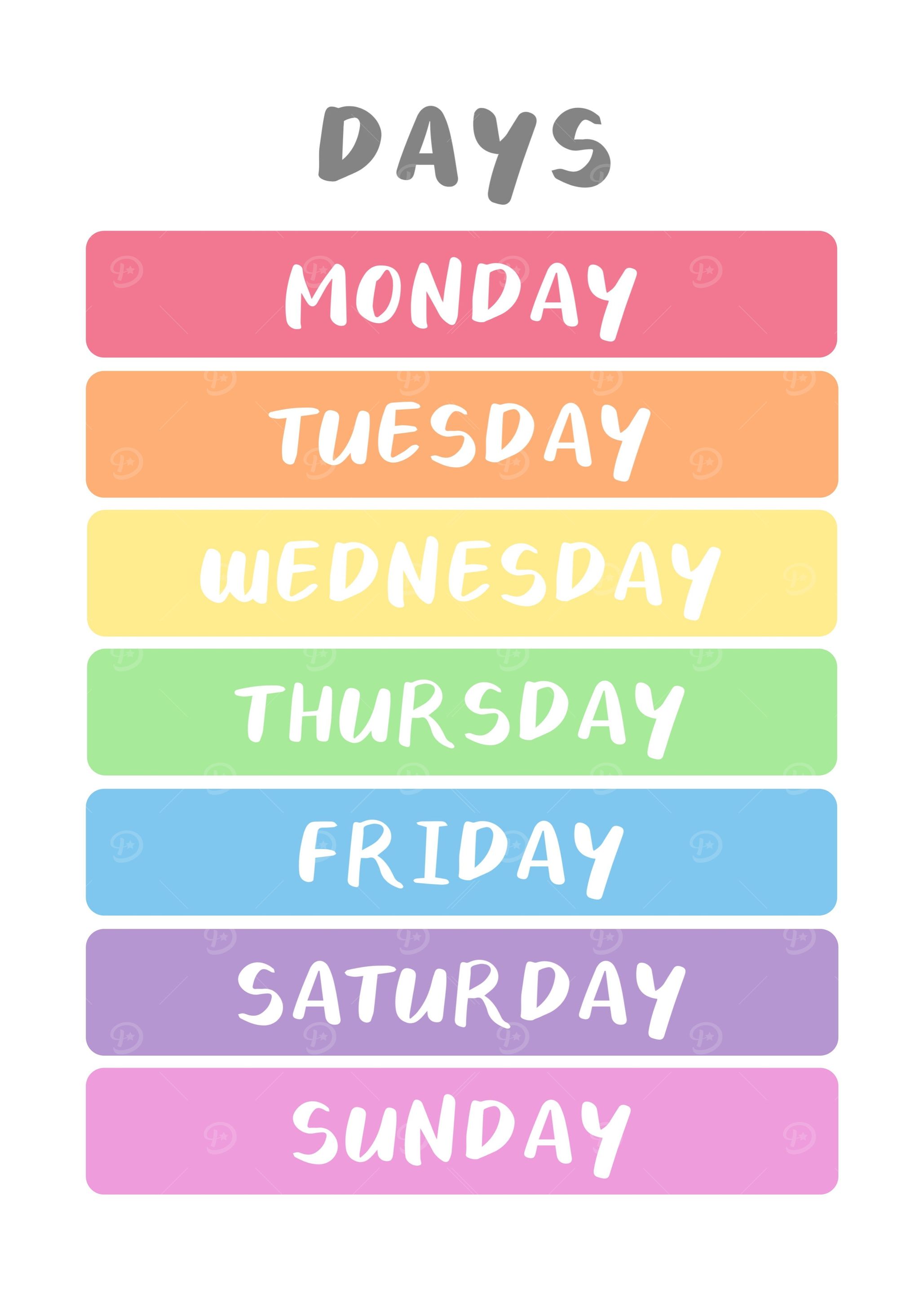 Days rainbow
