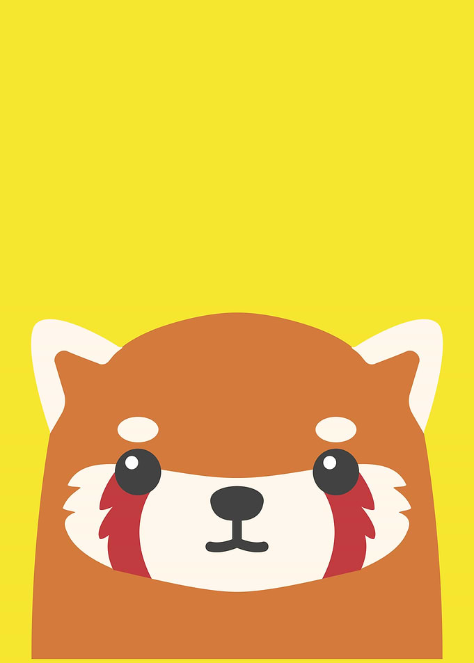 Cartoon Red Panda
