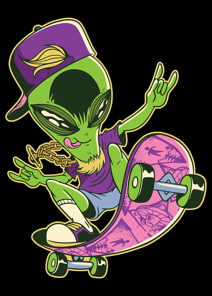 Alien Scifi UFO Space Ska