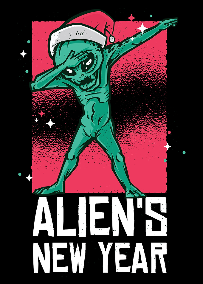 Dabbing Alien Extraterrest