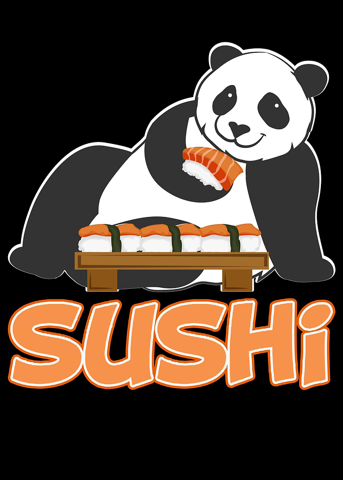 Sushi Chopstick Black And