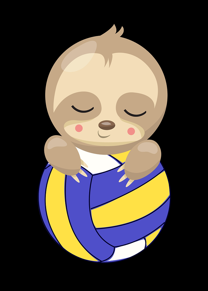 Sleepy Lazy Sloth With