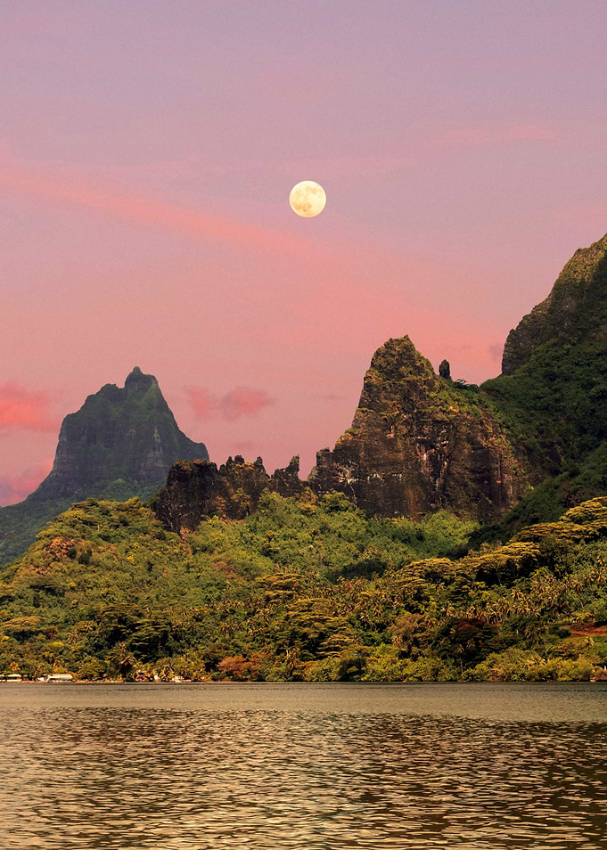 Full Moon in Cook Bay