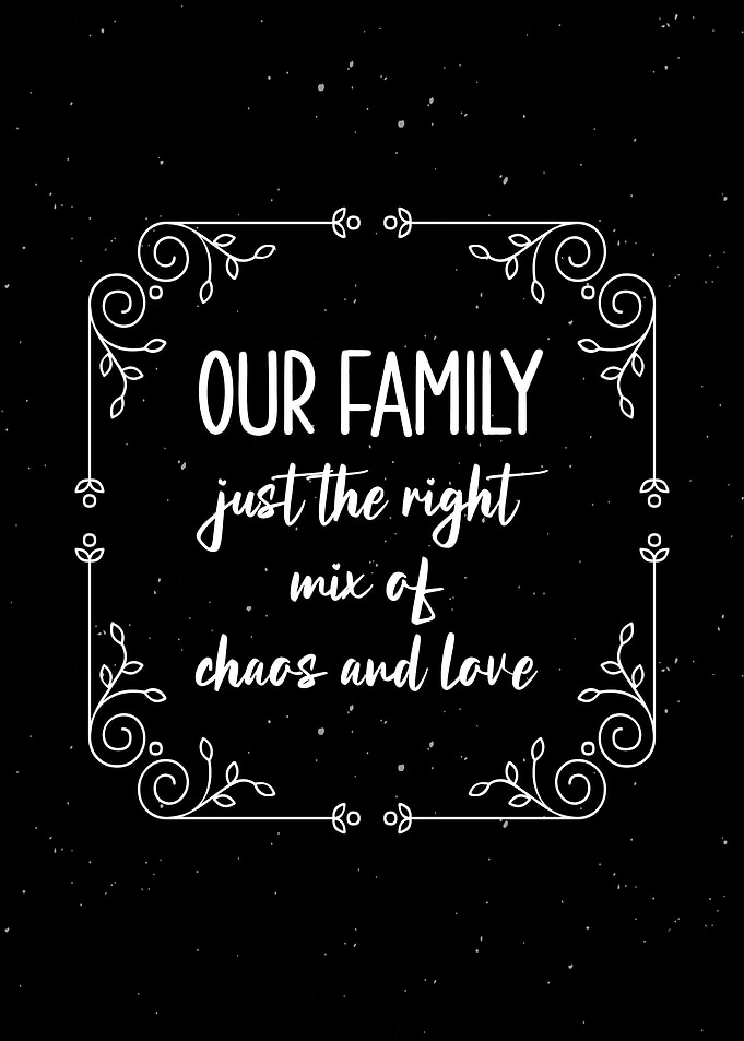 Family Home Wall Art Decor