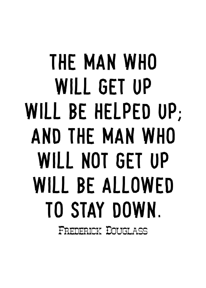 Frederick Douglass On Help