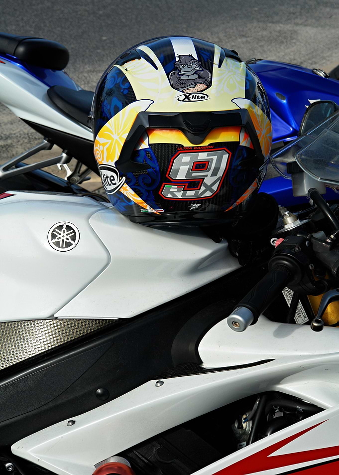 Motorbike and Helmet